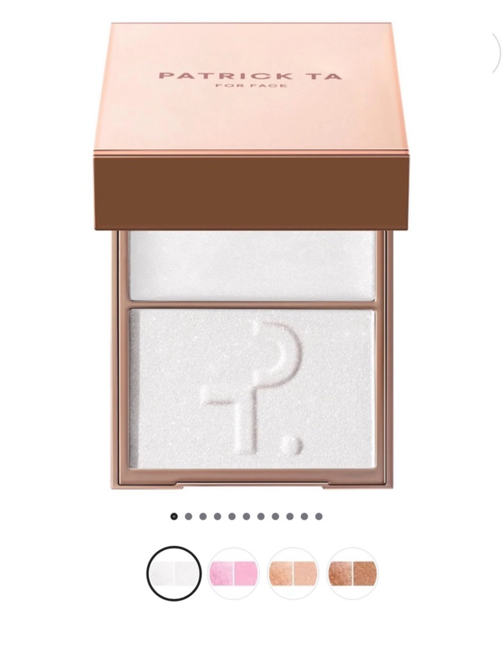 PATRICK TA Major Glow Cream and Powder Highlighter Duo- My Love